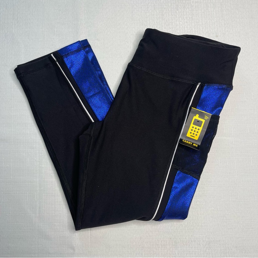 Brand new Gottex medium Black‎ and Blue Leggings
